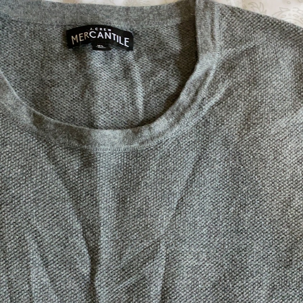 JCrew Waffle Knit Sweater (Grey) - Picture 2 of 3
